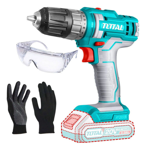 Imagen de  Taladro Atornillador Inalámbrico 20v 10mm Con Indicador Led