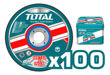 Imagen de 100 Discos De Corte Metal Total Para Amoladora, 4.1/2'' -sc-
