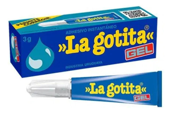 Imagen de Pegamento Adhesivo Instantáneo La Gotita Secado Rapido 2ml  - Azul acero