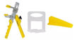 Imagen de Kit Nivelador Separador Ceramicos Crossmaster Pinza + 200 Pc - 1.5mm