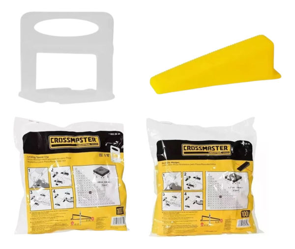 Imagen de Kit Arcos Niveladores Y Cuñas Para Pinzas Niveladoras 200uds - 1.5mm