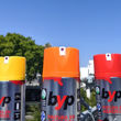 Imagen de Pack Pintura En Aerosol Byp Esmalte Acrílico Azul 3uni  -sc- - Blanco Mate
