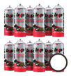 Imagen de Pintura En Aerosol Byp Esmalte Color Negro Mate 12 Uni -sc- - Blanco Mate