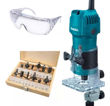 Imagen de Router Trompo Fresadora 530w Makita 6mm C/guia -sc- - router y lente