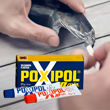 Imagen de Poxilina 70gr Masilla Bicomponente Pega En 10 Minutos -sc- - poxipol metalico