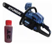Imagen de Motosierra Turbo 450 18'' 45cc Hyundai - Azul oscuro