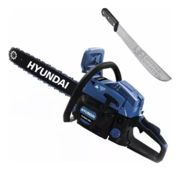 Imagen de Motosierra Turbo 450 18'' 45cc Hyundai - Azul marino