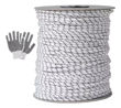 Imagen de Cuerda Soga Piola Nautica 10 Mm X 50 Mts Flete Construccion - blanco y negro