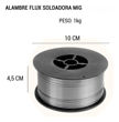 Imagen de Alambre Para Soldar Mig Sin Gas Flux 0.8mm X 1kg-supercenter - Gris oscuro