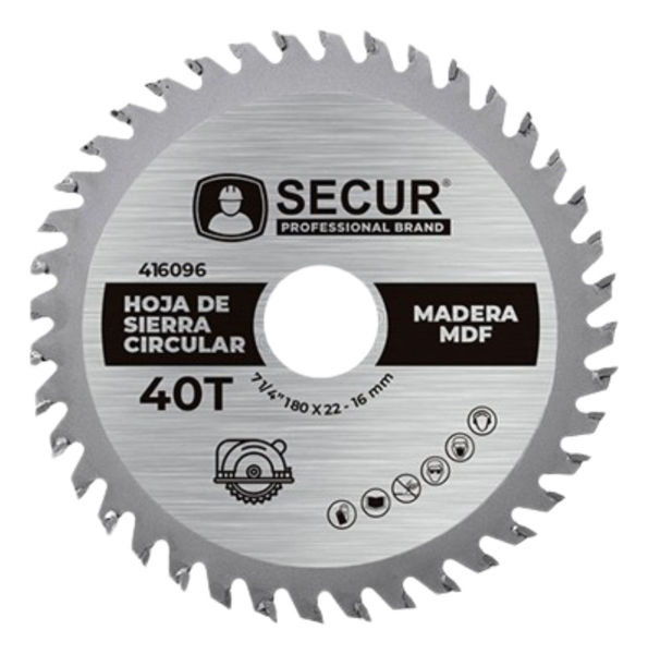 Imagen de Disco De Sierra Circular 10  (254 Mm) 5.000 Rpm  60 Dientes 