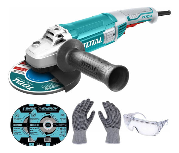 Imagen de Amoladora Angular Total 2200w 230mm 6.600rpm Industrial -sc-