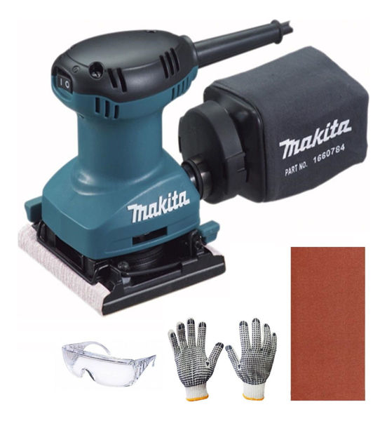 Imagen de Lijadora Orbital Makita 114x140mm 180w 220v + Regalos -sc-