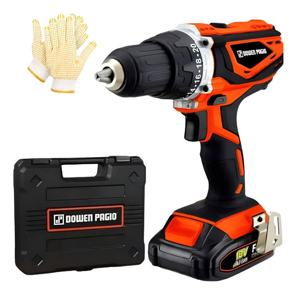 Imagen de Taladro Percutor Inalambrico 18v 13mm Metalico Dowen Sc- 
