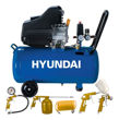 Imagen de Compresores De Aire 2hp 24 Litros Hyundai Set Acople Rapido
