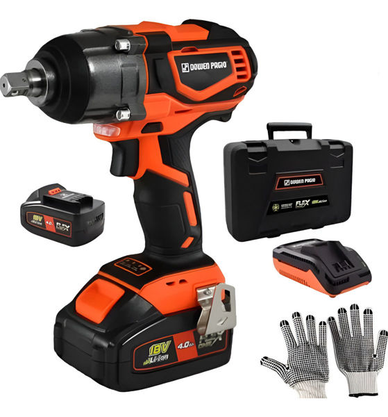 Imagen de Llave De Impacto Inalambrica Bateria 18v Dowen Pagio.