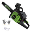 Imagen de Motosierra A Gasolina 52cc Forest&garden  + Obsequios -sc- - Verde