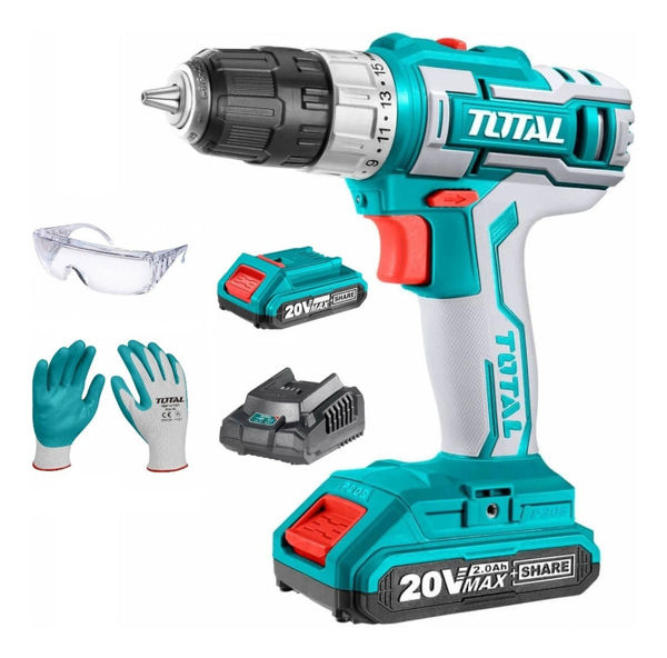 Imagen de Taladro Atornillador 20v 10mm 1 Batería 2.0ah + Regalos -sc-