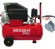 Imagen de Compresor De Aire Eléctrico Hessen 016-6700 24l 2hp - Sc -
