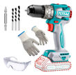Imagen de Atornillador Y Taladro Percutor A Batería 20v 13mm 60nm -sc- - Turquesa