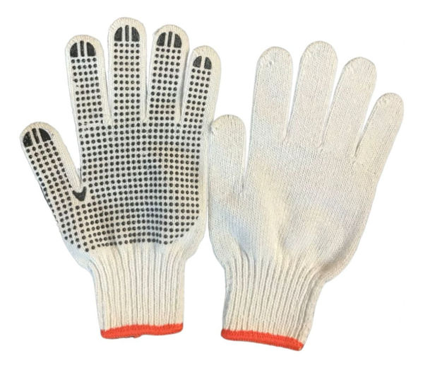 Imagen de Guantes De Algodon Con Puntos De Pvc -supercenter-