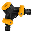 Imagen de Conector Para Riego Doble Acople Tolsen Llave De Paso - Sc -