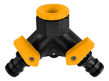 Imagen de Conector Para Riego Doble Acople Tolsen Llave De Paso - Sc -