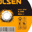 Imagen de Disco De Corte Metal Y Acero Inoxidable Tolsen De 9 Pulgadas