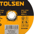 Imagen de Disco De Corte Metal Y Acero Inoxidable Tolsen 7 Pulgadas Sc