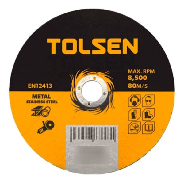 Imagen de Disco De Corte Metal Y Acero Inoxidable Tolsen 14 Pulgadas