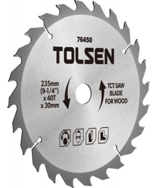 Imagen de Disco Sierra Circular Para Madera 7 1/4 Pulgadas 40 Dientes