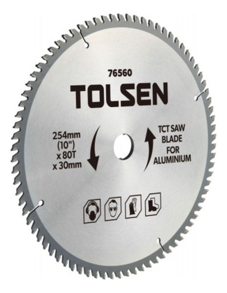 Imagen de Disco Sierra De Corte Aluminio Tolsen 8 1/2 60 Dientes -sc -