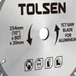Imagen de Disco De Sierra Corte Aluminio 10 Pulgadas 80 Dientes - Sc -