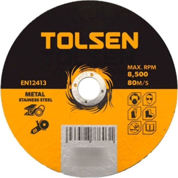 Imagen de Disco De Corte Metal Tolsen 115x1.0x22.2mm Centro Plano -sc-
