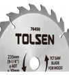 Imagen de Disco De Sierra Circular Para Madera 7 1/4 Tolsen 24 Dientes