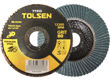 Imagen de Disco Flap Oxido Zirconio Tolsen 4 1/2 Grano Grano 80 - Sc -