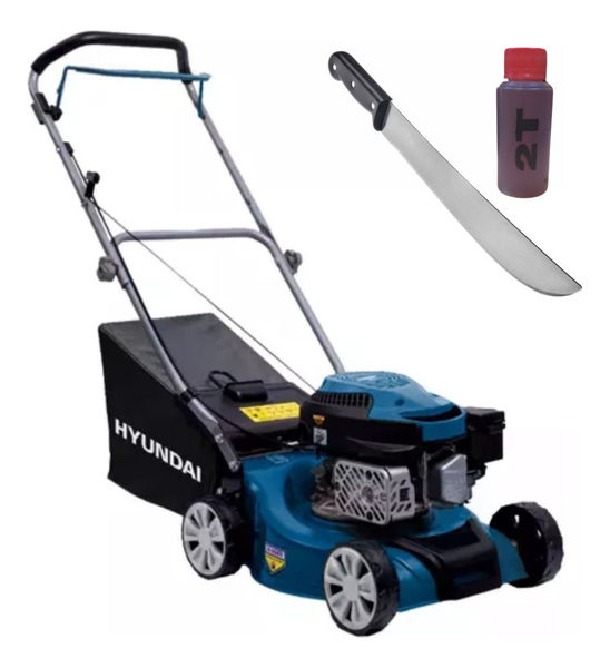 Imagen de Cortacesped Nafta 3hp 66cc Con Recolector Hyundai -sc-