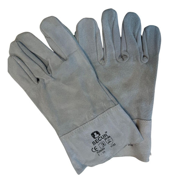 Imagen de Guantes De Soldador Soldar Corto Secur Reforzado -sc-