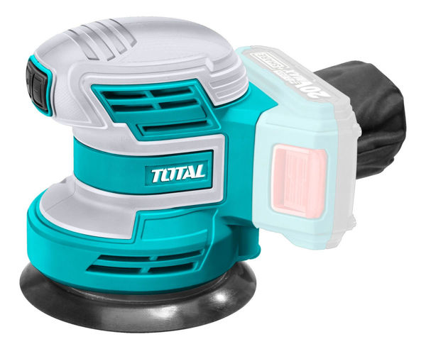 Imagen de Lijadora Roto Orbital Inalámbrica Total 20v Base De Velcro 5 Pulgadas 125mm 10.000rpm Incluye 5 Lijas Y Bolsa Recolectora De Polvo No Incluye Batería Ni Cargador Trosli2001
