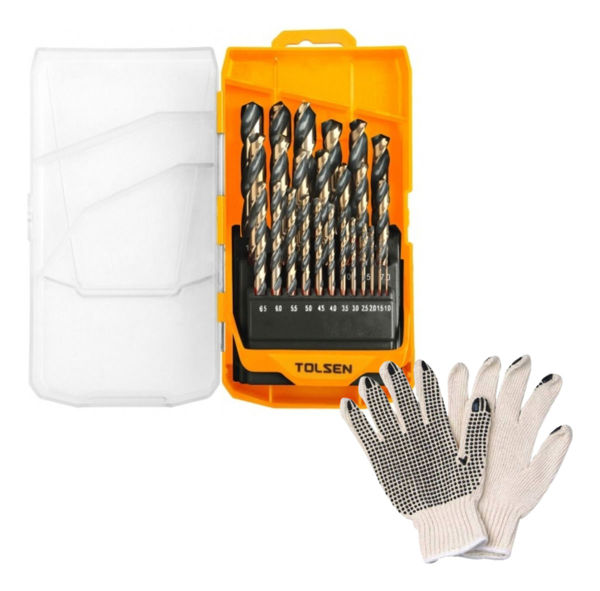 Imagen de Set Mechas Tolsen Para Metal Hss 1.0-13mm Acero 25 Piezas Sc