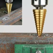 Imagen de Mecha Broca Escalonada Tolsen 4-12mm Hss De Titanio - Sc -