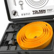 Imagen de Set Mecha Sierra Copa Bimetalica Tolsen  64-127mm 8 Piezas