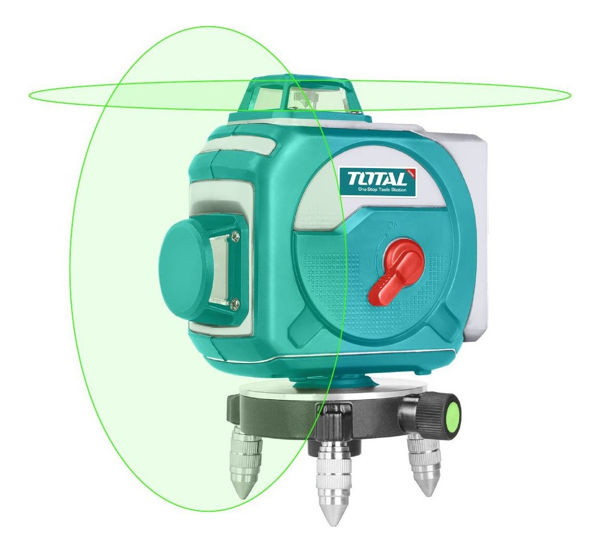 Imagen de Nivel Láser 3d 360° Total, 30m, Autonivelante, Líneas Verdes, Batería De Litio Y Cargador - Incluye Maletín Y Accesorios - Tll255267