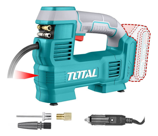 Imagen de Inflador Inalámbrico Total 20v Con Display Y Led Tacli2012