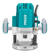 Imagen de Router Trompo Fresadora De Mano Total 1600w Línea Industrial Encastre 6mm 8mm 12mm 1/4'' Y 1/2'' Tr111216