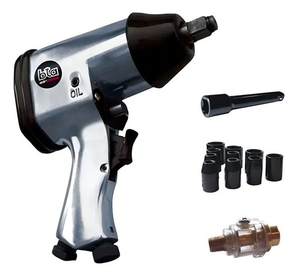 Imagen de Kit Llave Impacto Bta Neumática 1/2 + Maletin + Accesorios