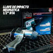Imagen de Llave De Impacto Neumatica 1/2 Bta Air Tools (823602) Color Plateado