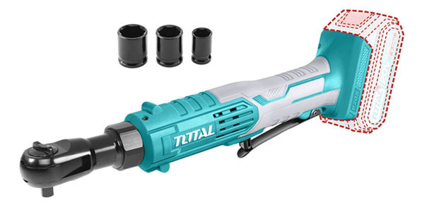 Imagen de Llave Crique Inalámbrica Total Tools 20v  Encastre 3/8'' Torque 65nm No Incluye Batería Ni Cargador Tdrli2060151