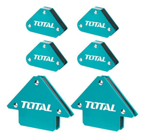 Imagen de Set De 6 Escuadras Magnéticas Total - Para Soldar