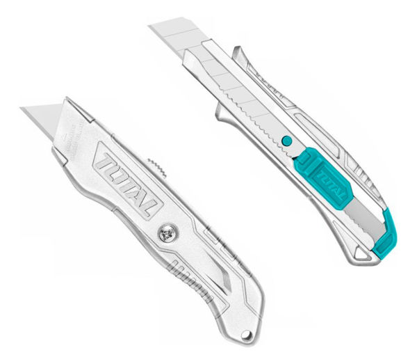 Imagen de Kit Total, Cuchillo De Trabajo Fuerte + Trincheta + 20 Hojas