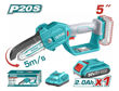 Imagen de Motosierra Inalámbrica 20v 130mm Bateria Y Cargador Total Tgsli20581
